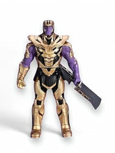 Thanos Action Figure Avengers Hero Series, 30 cm, Gold and Purple